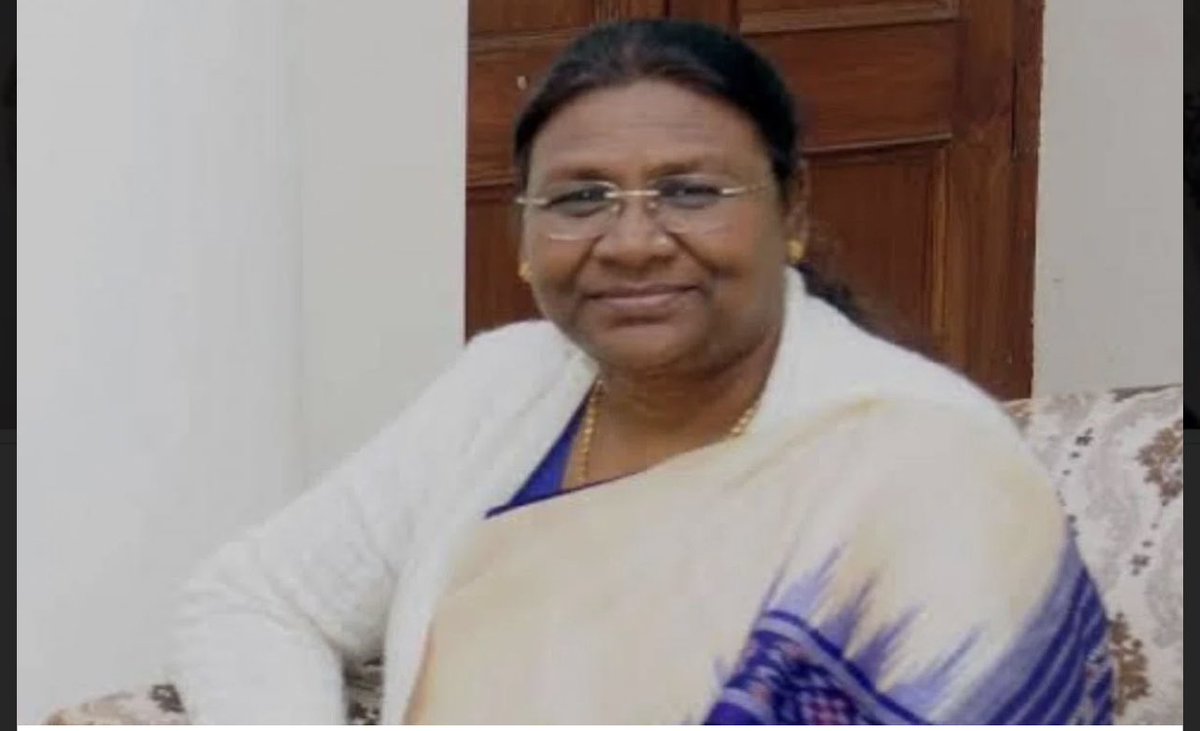 avneet82's tweet photo. Salute to #DraupadiMurmu 
She lost her two sons in a tragic road accident !!
Lost her husband too in very short span
First in her family to go for education and move to another city , against the societies taboos and all odds 
Incredible achievements and inspirational https://t.co/uPDEV1Ra94