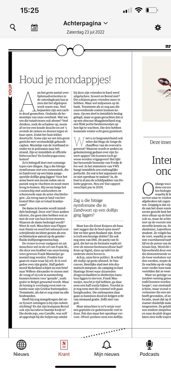 youpvanthek's tweet image. .@NRC Houd je mondappjeszaterdag