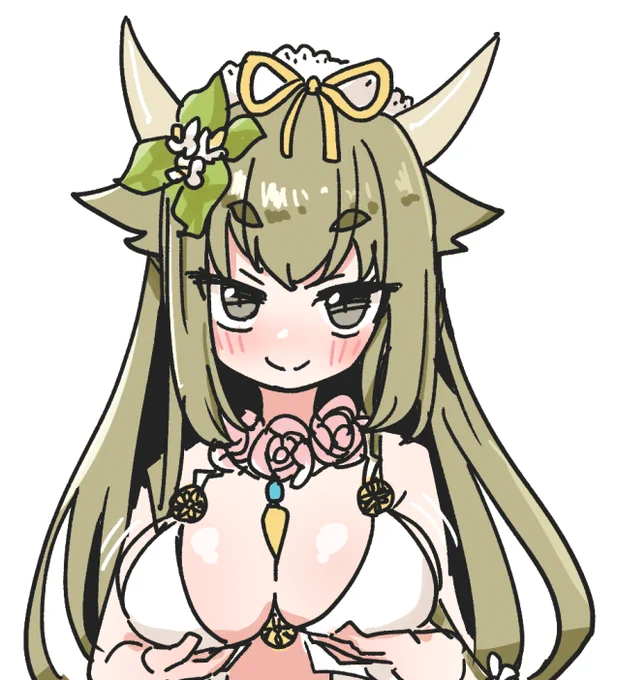 > おっぱい持ち上げてゆさゆささせながら誘惑してくる牛ちゃん #odaibako_nikukabe https://t.co/VAanXK8mCx 