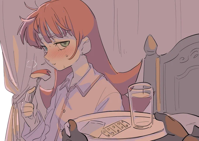 #リプきたキャラを体調不良にする 