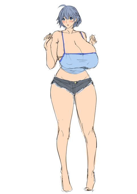 個人的には(いつもより)低身長+長乳娘ちゃん。 