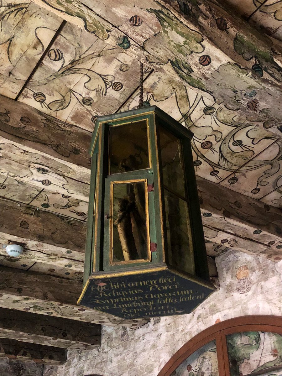 Hanging from the ceiling in the Lüneburg Rathaus are the bones of the pig that, according to legend, first led citizens to discover the salt deposits that made the medieval city so rich