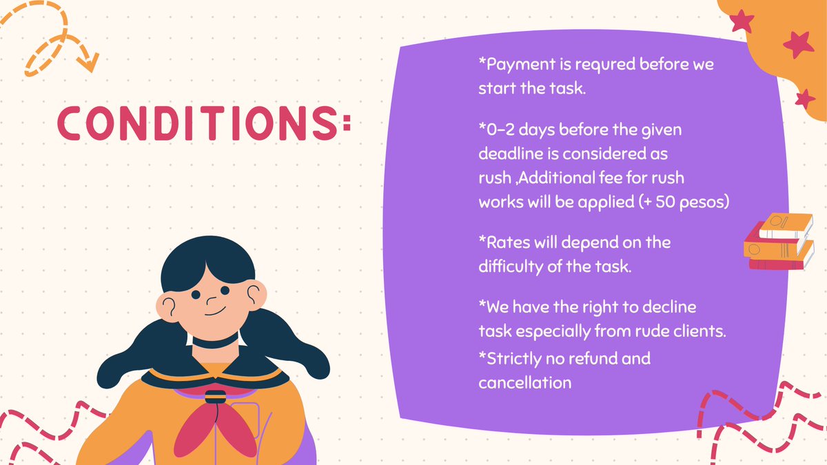 Hi! Good Day! We are G&amp;J Academic Commissioner!

see the photos for more infos.

Thanks,

G&amp;J <3

tag, lf commission, LF Commission, Academic Commission, academic commission, video editing, picture editing, essays, assignments, projects. modules. Senior High, Junior High.