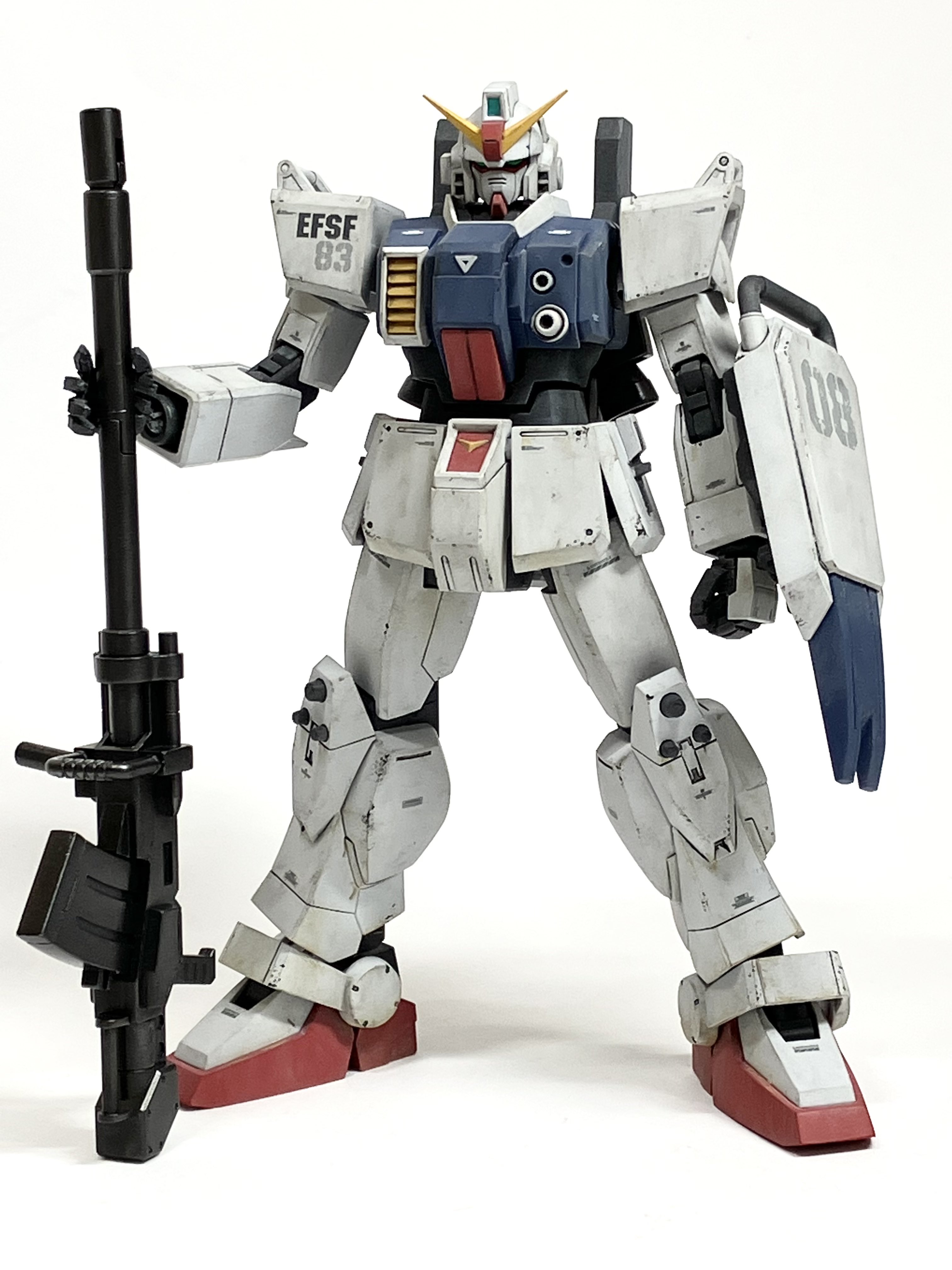 Zaku Kazu Hguc陸戦型ガンダム サンダース機 ほんとの完成とします 途中からサンダース機のアンテナは色が変更されていると教えて頂いたので塗り直しました 知らなかった笑笑 ガンプラ T Co Fetkq65tzm Twitter