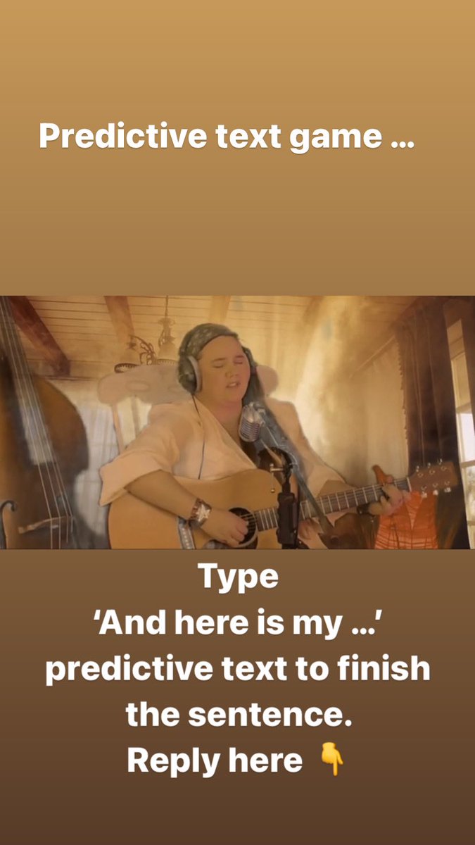 diellemusicuk's tweet image. #PredictiveTextGame