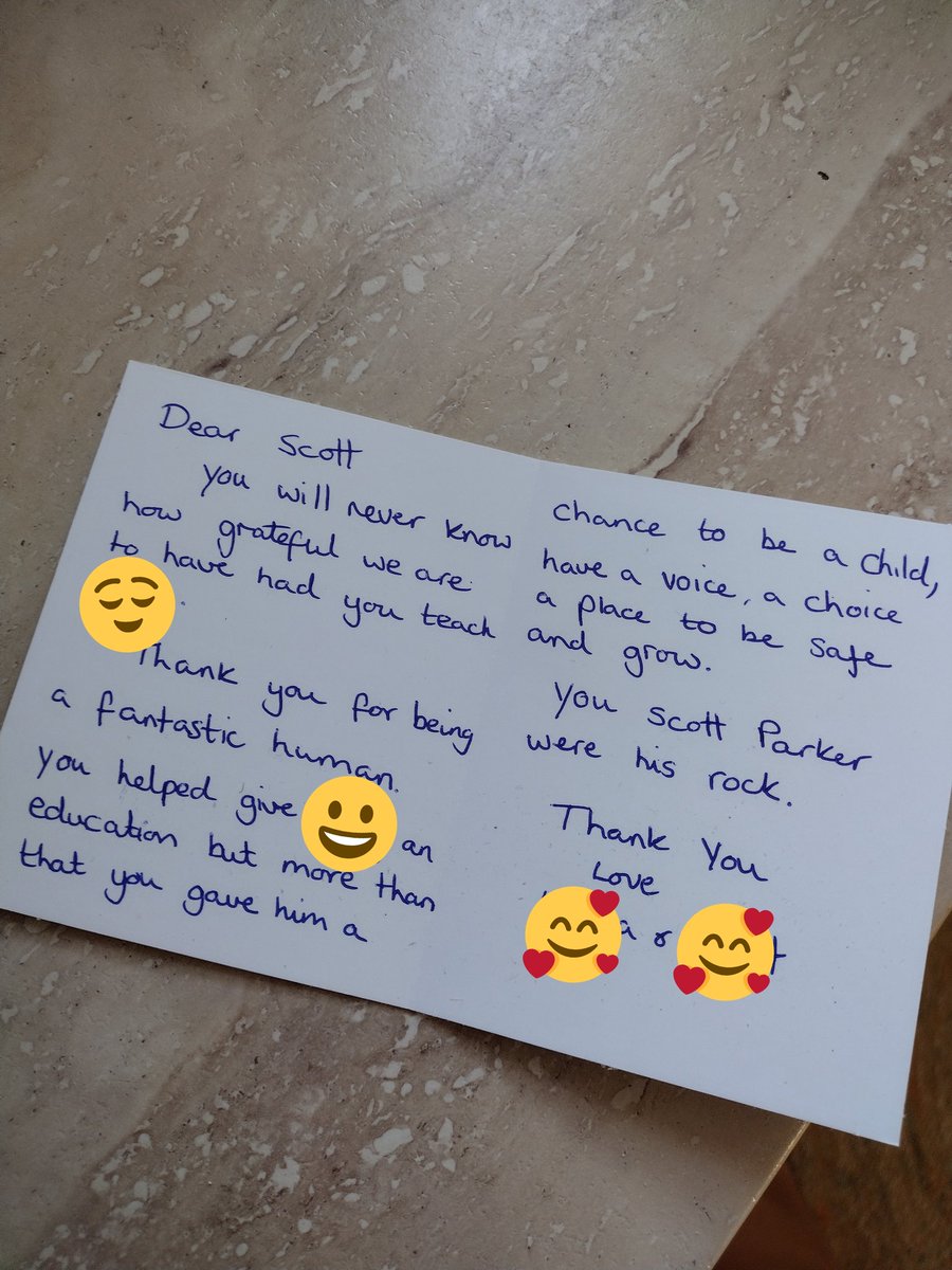 ClassOfMrP's tweet image. Another year of #ClassOfMrP in the bag and this is why I do what I do. Words like this mean everything. The impact of teachers goes far beyond scores and any measurable, numerical results and it&apos;s lovely to see this being recognised.