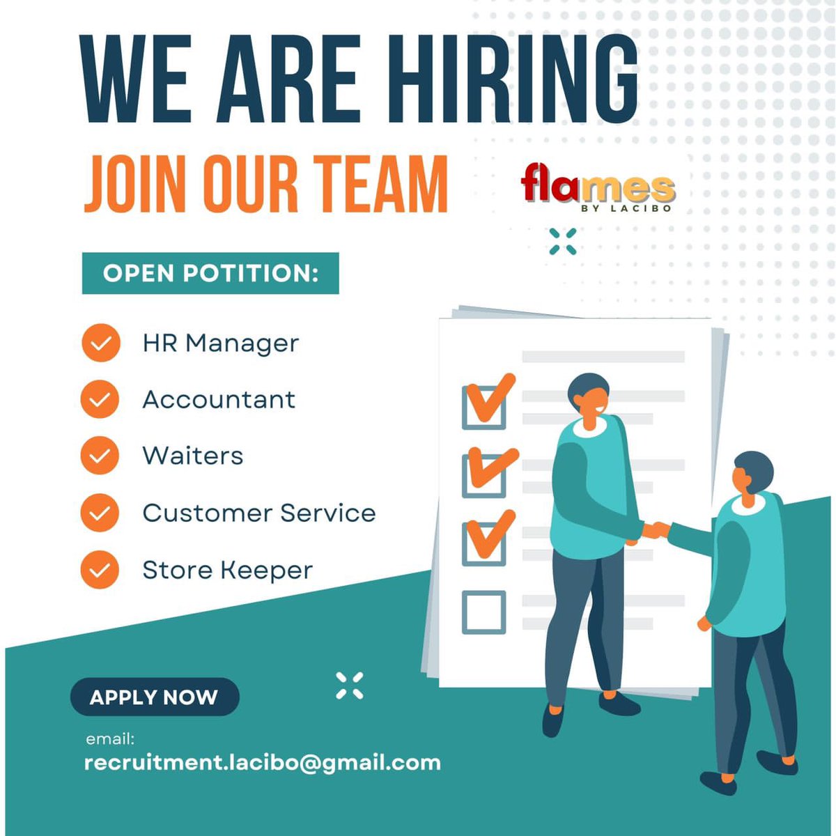 We’re hiring!!📄
