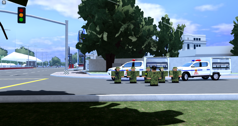 The Philippine National Police provided security for the President Keyk_Volk Inauguration at the National Museum earlier.