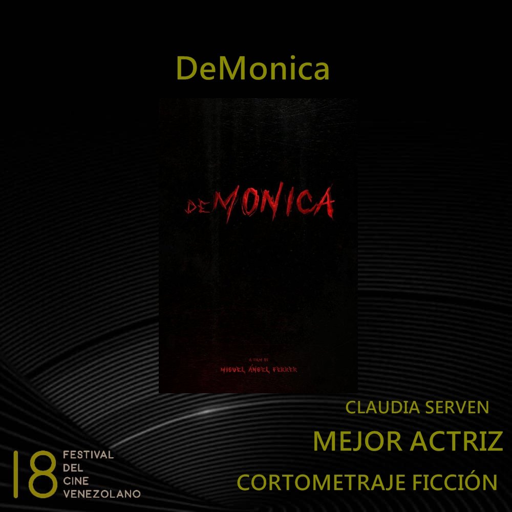 Fest_CineVzlano's tweet photo. MEJOR ACTRIZ: 

CLAUDIA SERVEN

@claudiaserven
@elmiguelferrer

#MeridaFCV2022 #18EdicionFCV #VeAlCineYCompraVenezolano https://t.co/DW3VyogoYm