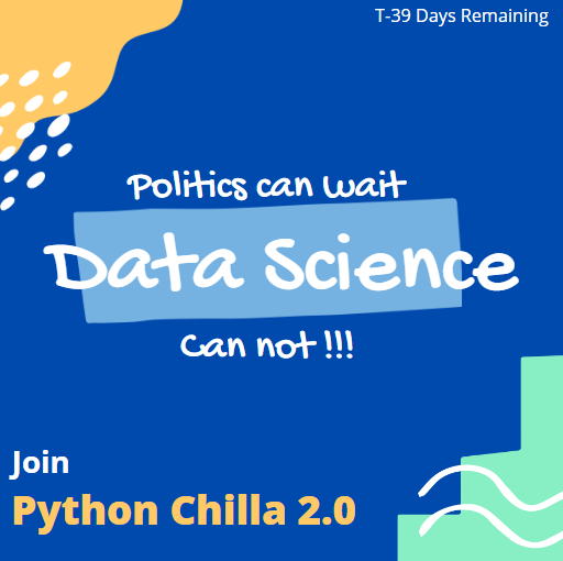 arslanchaos's tweet photo. Python Chilla 2.0 has started !!!
Join: https://t.co/2kpaAwH9Mh
Prerequisites:
Watch and practice these two videos:
1- https://t.co/vFrGHjd6nz
2- https://t.co/z4smD6OeA5
#python #python_chilla2 #machinelearning #deeplearning #SQL #PowerBI #tableau #Linux #DataScience https://t.co/iSwqJEdvLq