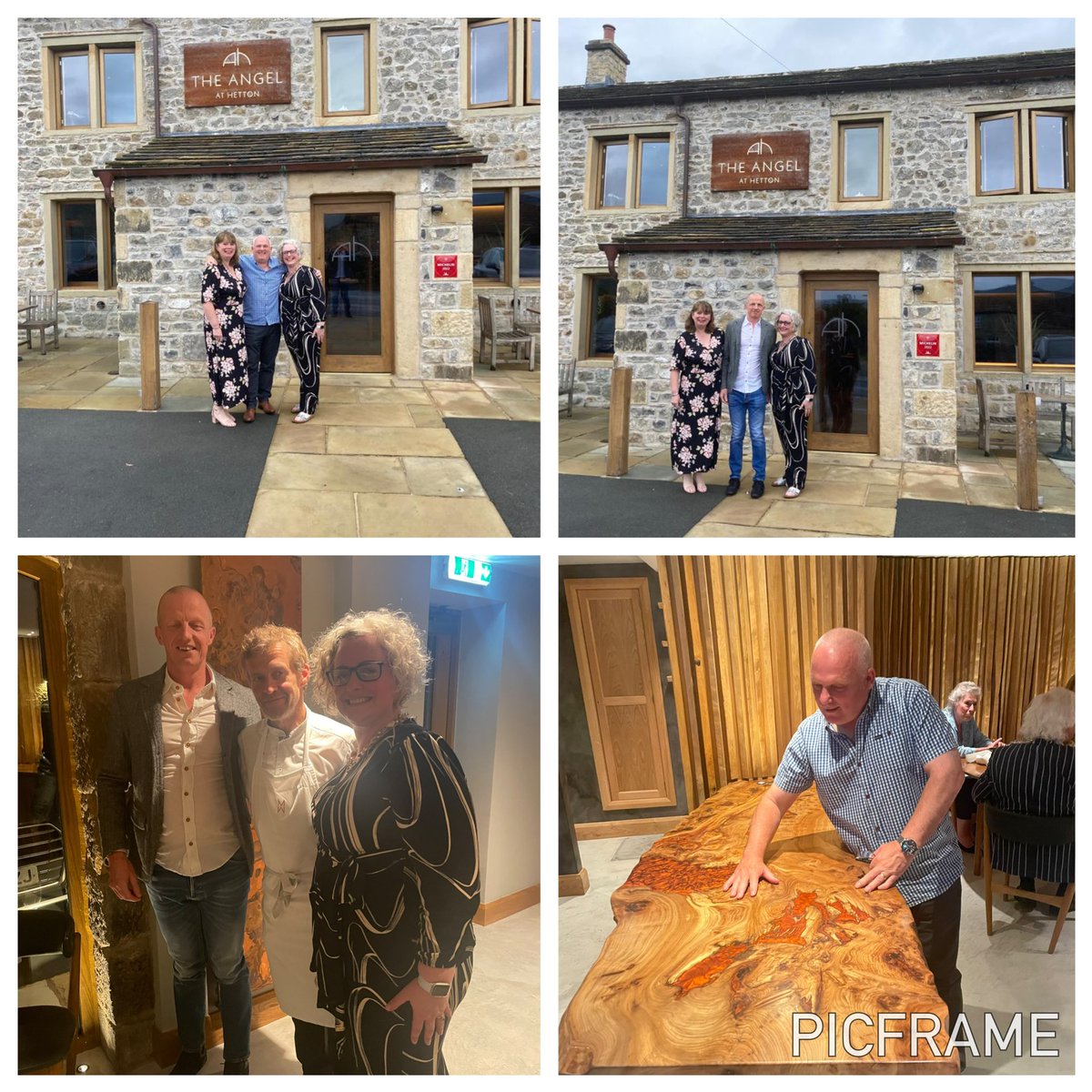 Thank you to the @AngelHetton @MichaelWignall_ for a night we’ll never forget amazing memories with outstanding food and service we’d like to say a special thank you to Jordan , Helen ,Cameron and Lauren for looking after us ❤️⭐️🥂 @nosborkenny