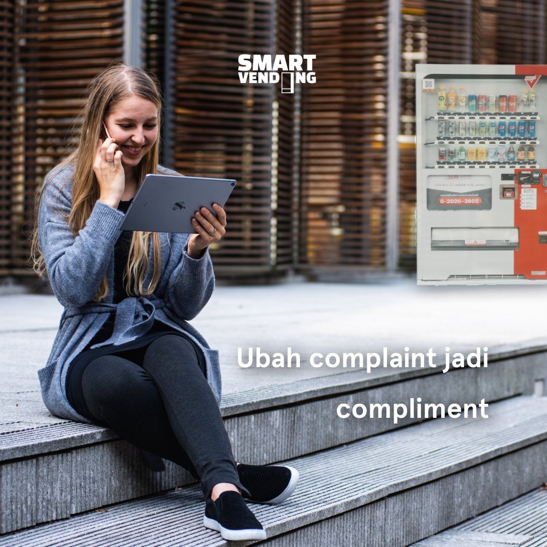 smartvending_id's tweet photo. Bayangkan Anda dan tim tidak perlu lagi menangani keluhan pelanggan. Zero Complaints. AI-powered chatbot dan alert system dari Smart Vending-lah kuncinya.. https://t.co/j5nHKbcyl1
