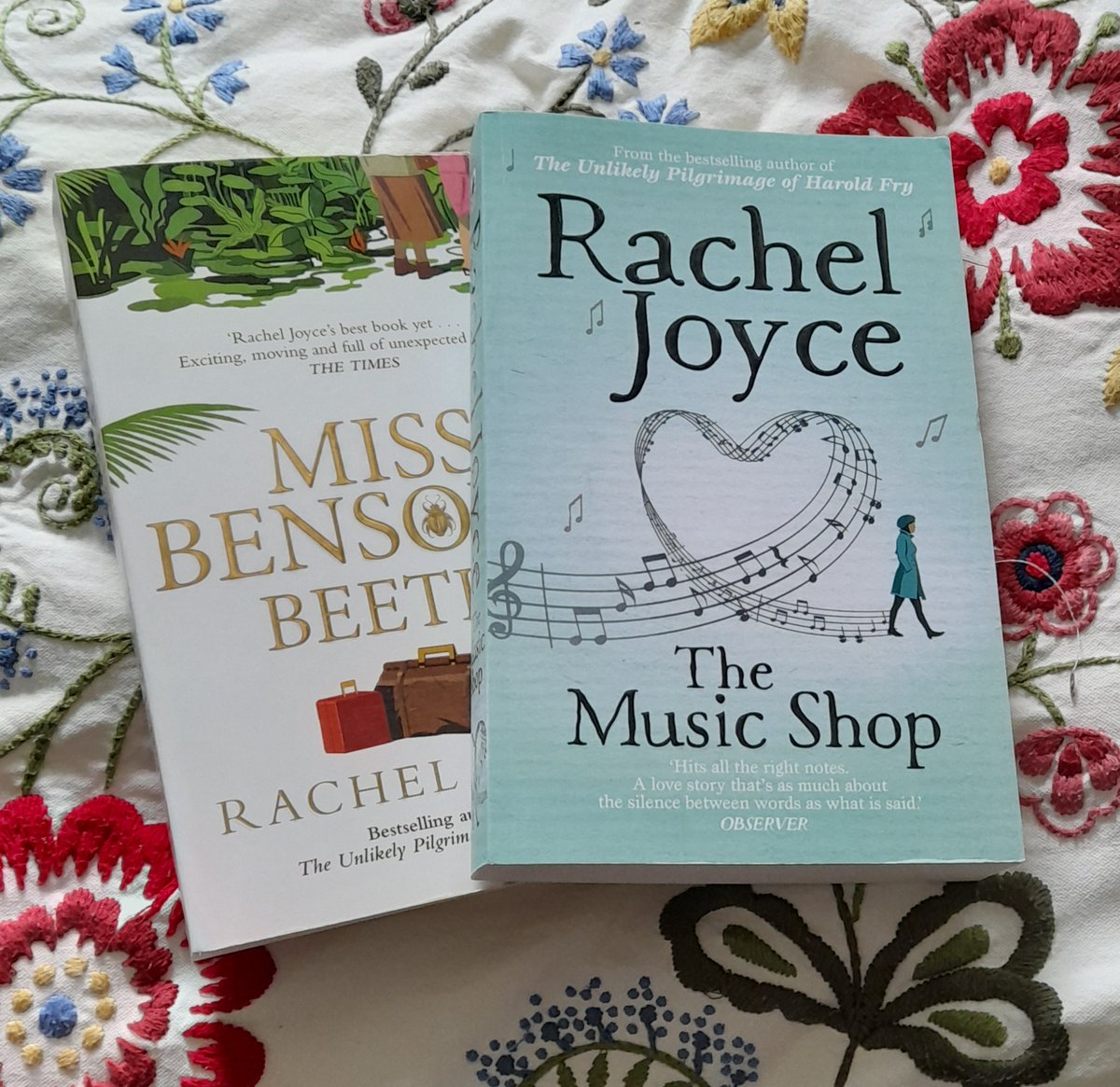 Book post! Having loved both #HaroldFry & #QueenieHennessy I've bought two more by #RachelJoyce. #newbooks #readingcommunity