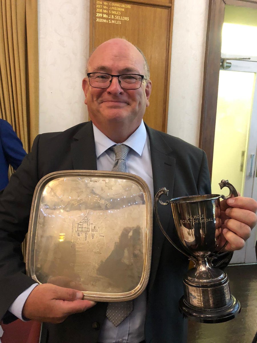 Great Kudos to this man. Back to back club championships. Take a bow Mike Keegan. Won by 10 shots too!