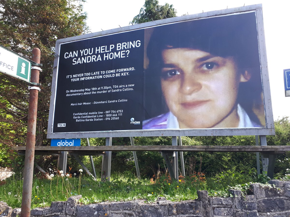 CollinsDempsey's tweet photo. @lauritablewitt @TG4TV @gardainfo Someone knows something and that someone needs to come forward with information that will help bring Sandra home to her family so they can give her a proper burial in #Crossmolina ๐๐๐๐ https://t.co/OmjfrVuprL