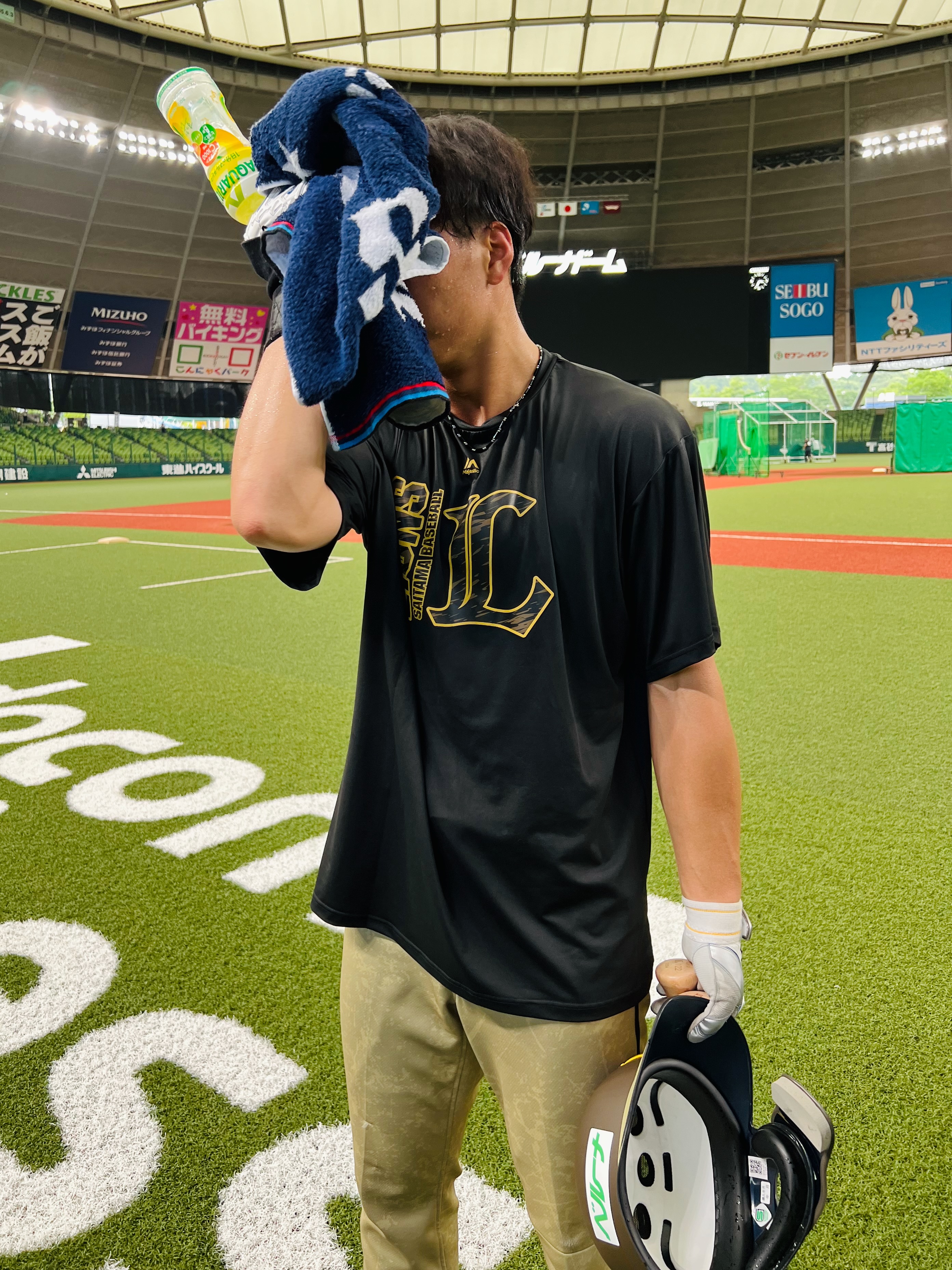 ユニフォーム 西武 ライオンズ 長谷川信哉 選手 ビジター