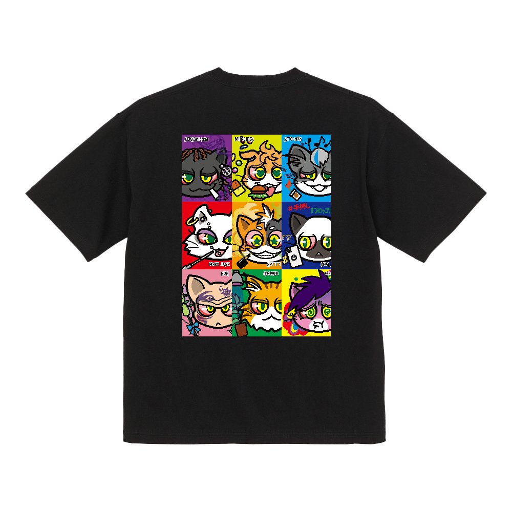 CbdChillin's tweet photo. 続いてブラックです。
ホワイト同じくビッグシルエットTシャツの9.1oz

フロント面にはワンポイントテキスト、バックには大胆にカラーブロックで印刷しています。
男女共に着こなせる、カワイイ・カッコいいTシャツに仕上がりました

https://t.co/JqqwwI9BB0 https://t.co/DIHhN9q3NL
