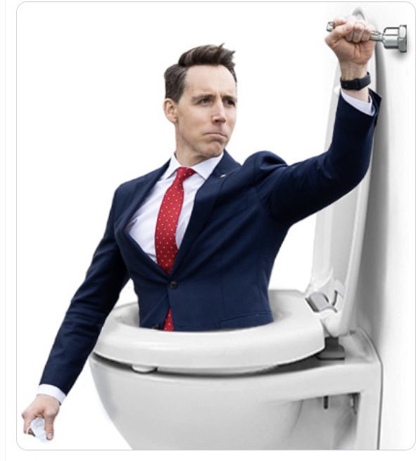 RedStateRob1's tweet photo. #ChickenJosh @HawleyMO is a coward and will never be president. https://t.co/oZxmh6kYHW