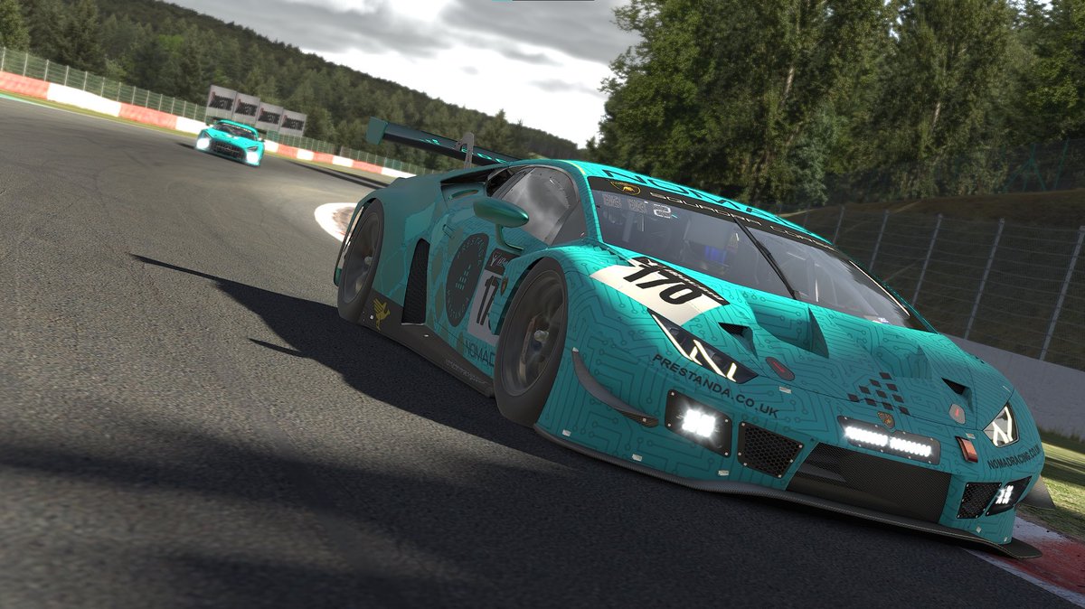 Good luck to everyone taking part in the <a href="/iRacing/">iRacing</a> <a href="/24HoursofSpa/">CrowdStrike 24Hours of Spa</a> today. 

We’ll be taking part in the 1300GMT race in two cars:
- #561 Mercedes with Jason, Ryan and Dan
- #562 Lambo with Simon, Tim and Casey

More info:
nomadsimracing.co.uk/events/spa-24-…