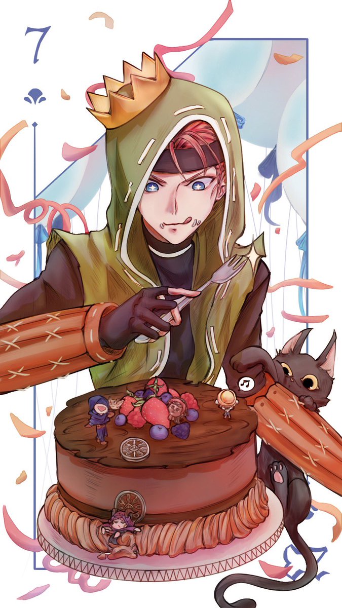 祝奈布生日快樂🎂🎂🎊
玫瑰手杖大結局預計8/1完工👍
請各位耐心等候本豬的到來
#IdentityV #傭兵誕生日