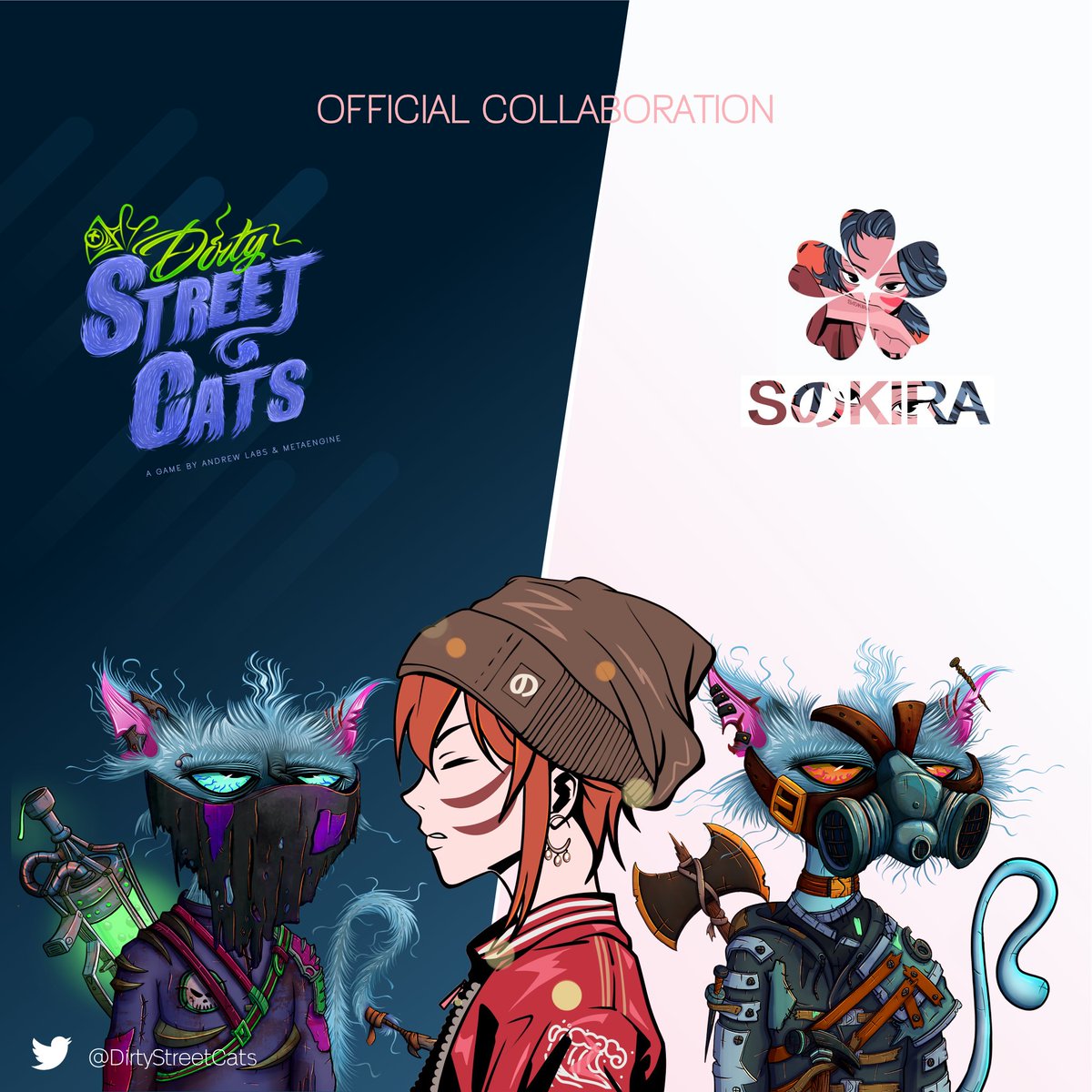 SのKIRA (@sekira_nft) on Twitter photo 🌸 Sのkira x Dirty Street Cats😼
We are giving away 3x WL spots for <a href="/dirtystreetcats/">DirtyStreetCats</a>!
To enter:
1. Follow <a href="/Sekira_NFT/">SのKIRA</a> and <a href="/dirtystreetcats/">DirtyStreetCats</a>
2. Like & Retweet
3. Tag 3 friends!
Ends in 24 hours, good luck! ⛩️ 🌸 Sのkira x Dirty Street Cats😼
We are giving away 3x WL spots for <a href="/dirtystreetcats/">DirtyStreetCats</a>!
To enter:
1. Follow <a href="/Sekira_NFT/">SのKIRA</a> and <a href="/dirtystreetcats/">DirtyStreetCats</a>
2. Like & Retweet
3. Tag 3 friends!
Ends in 24 hours, good luck! ⛩️