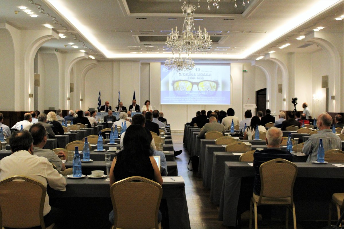 The ECU General Assembly 2022 started in Thessaloniki, Greece with intonations of anthems of Greece and the ECU. 80 delegates, officials, and councilors from 50 European federations take part in the Assembly. The event is broadcasted live: youtube.com/watch?v=BVYUj2…