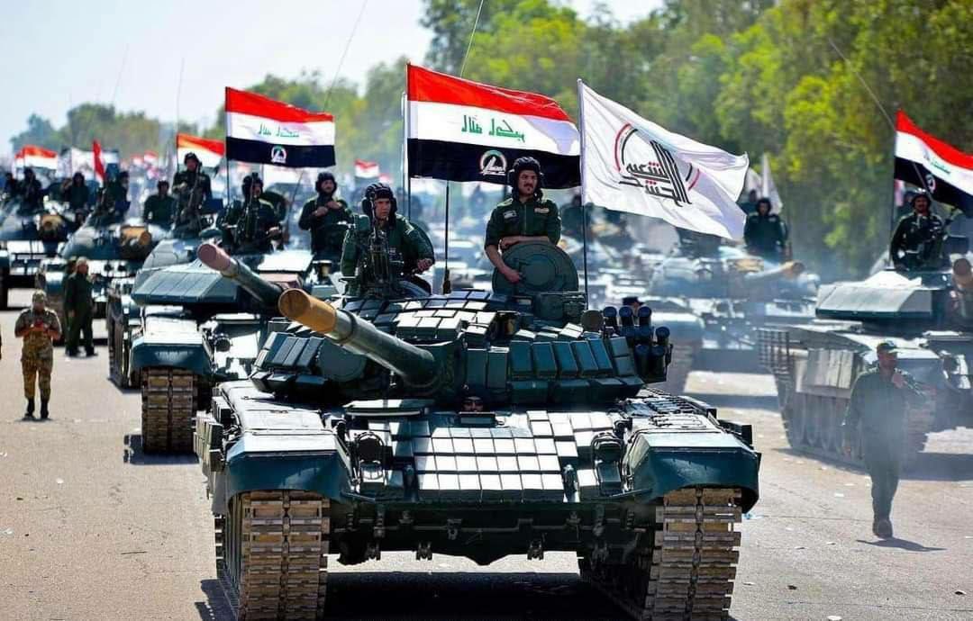 حين قام بدور الصانع الأكبر لانتصارنا الأسطوري على دlعش وداعميه، أصبح الحشد الشعبي قوة إقليمية ضاربة، وهو أمر منح العراق مكانة عسكرية مستقلة يُحسب لها ألف حساب، وهي مكانة صنعت للعراق هيبة يحاول أعداء الخارج وعملاء الداخل كسرها من خلال سعيهم المسعور لكسر الحشد

#استعراض_هيبة_العراق