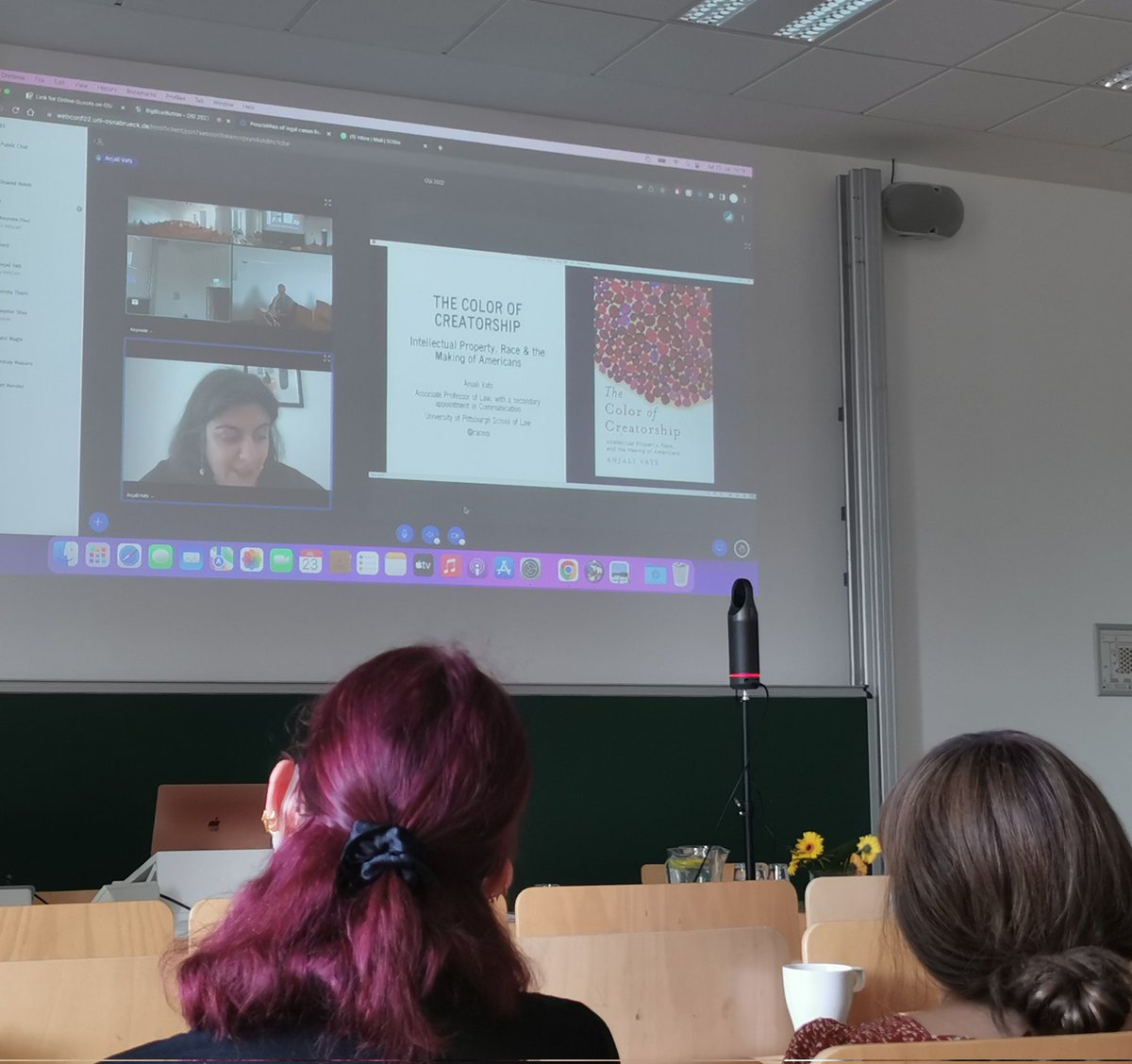 osi_tweets's tweet image. All ready for the second keynote &quot;The Color of Creatorship&quot; presented by Professor Anjali Vats @raceip

#OSI2022
#Creatorship
#law
#IP