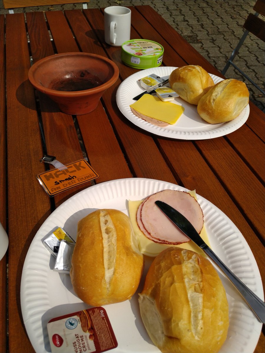 Omnomnom #hadr22 Frühstück 🤩