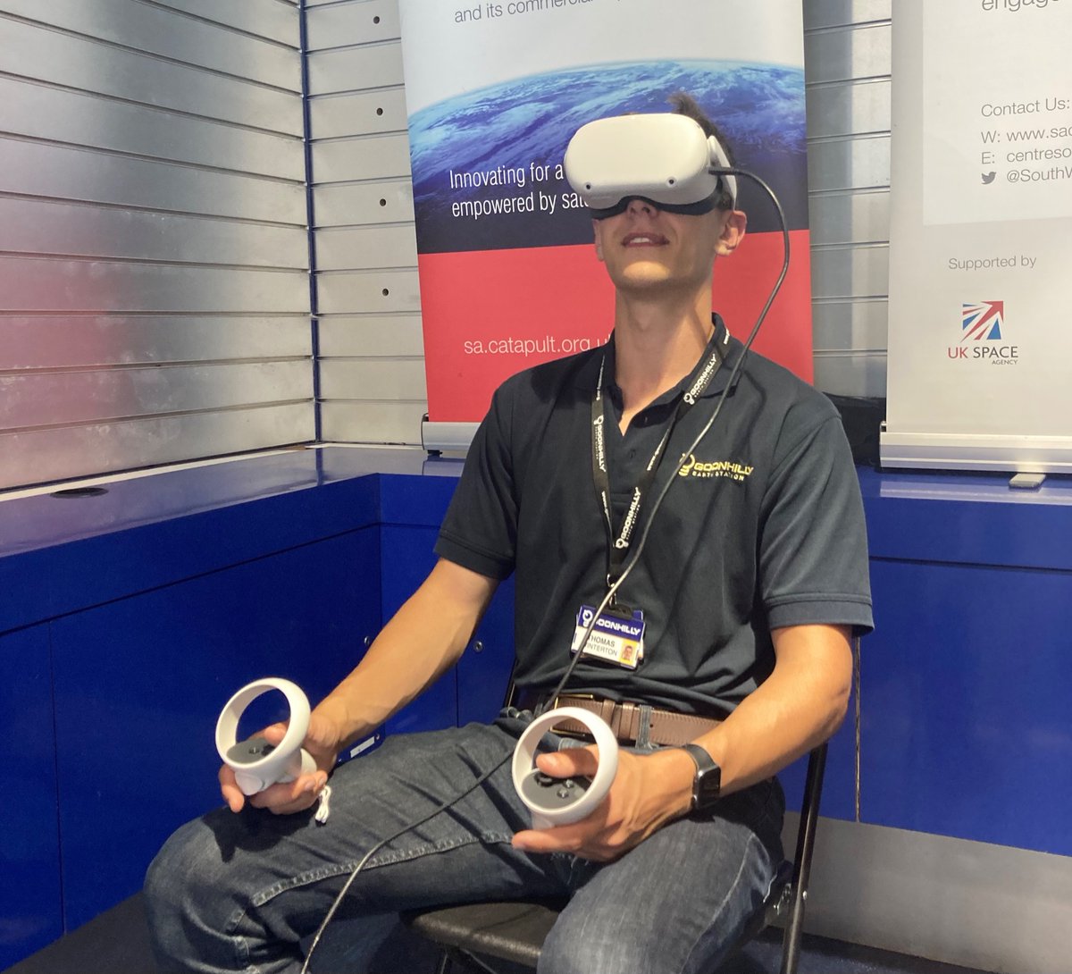 SouthWest_CoE's tweet photo. It’s TODAY!!! Goonhilly 60 opens its doors in just a few hours…and we can’t wait to see you on the SWCoESA stand. #VR, #augmentedreality and more awaits the stargazers and space enthusiasts! Share pics using #SWCoESA #Goonhilly60 https://t.co/nsB73KE5r7