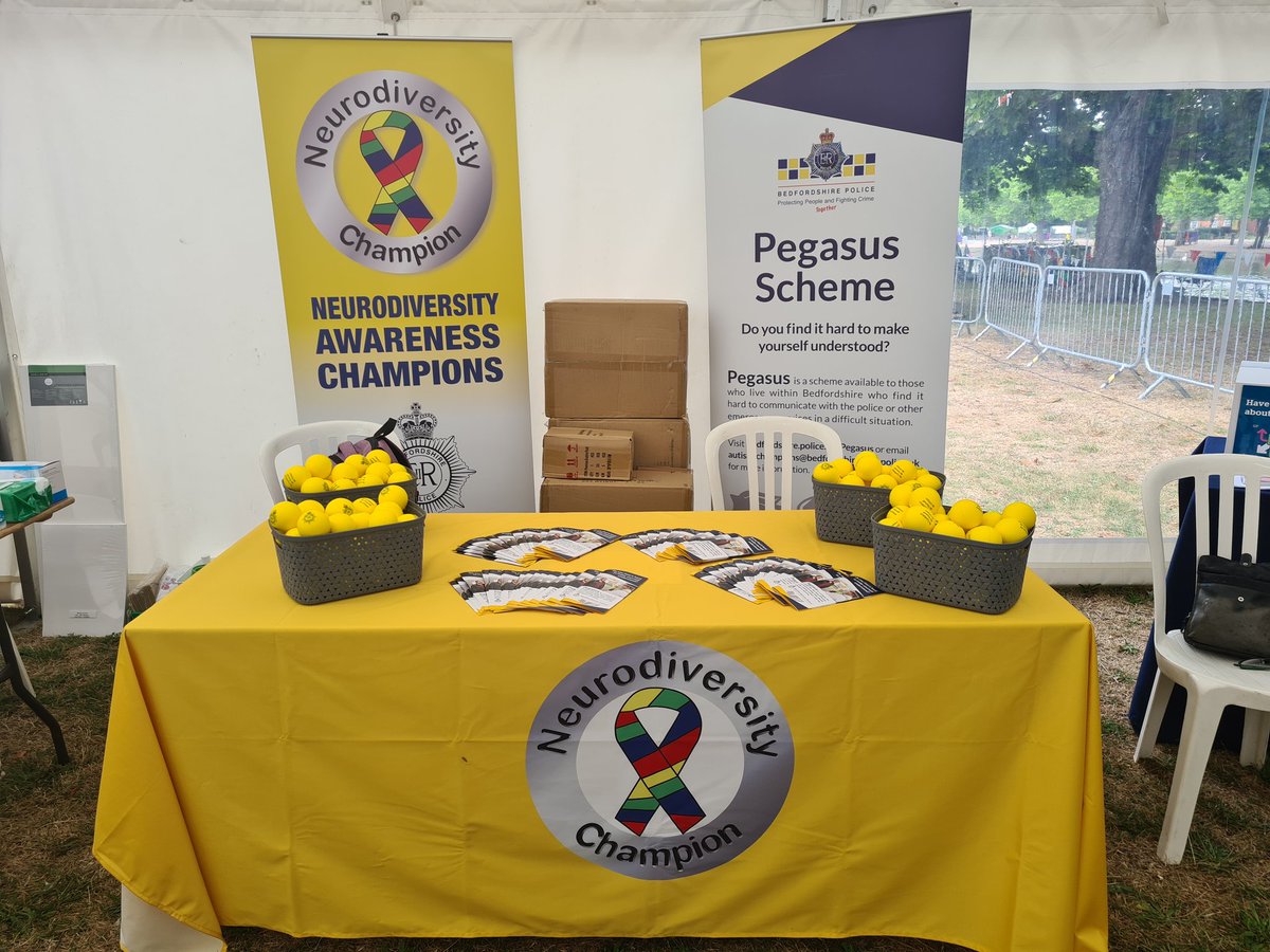 If you're attending the Bedford River Festival this weekend stop in and say hi, we're at the Inclusive Island. #bedspolice #BedfordRiverFestival @bedspolice @npaa_uk @cpchris #Pegasus