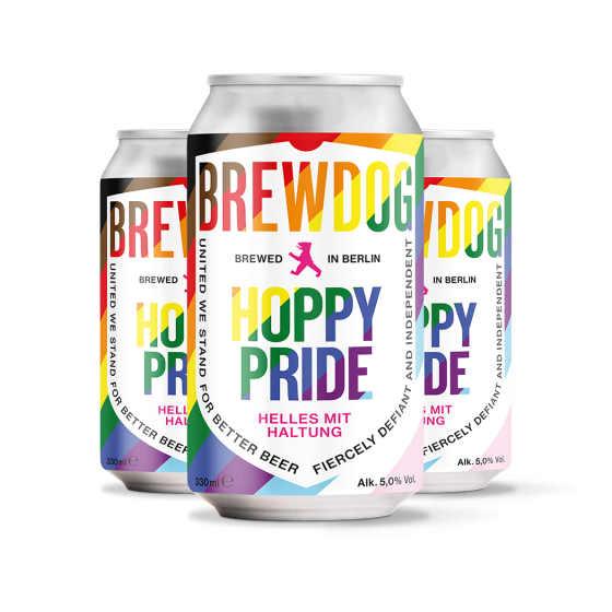 Happy Christopher Street Day Berlin!!

Available on tap and in cans today (and most days!) is our Hoppy Pride, a Helles created in cooperation with the Berlin CSD Association and in support of the German  LGBTTIQA* community. Cheers! 🏳️‍🌈🍻🏳️‍🌈