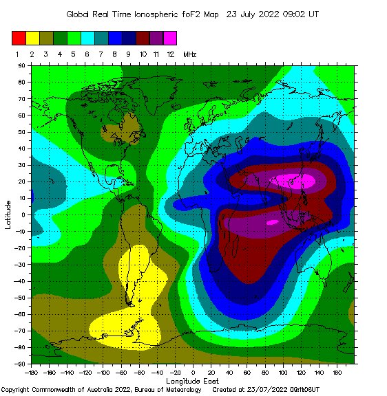 Global Optimum NVIS Frequency Map Based Upon Hourly Ionosphere Soundings via https://t.co/6WcAAthKdo #hamradio https://t.co/bUtuVTNBnz