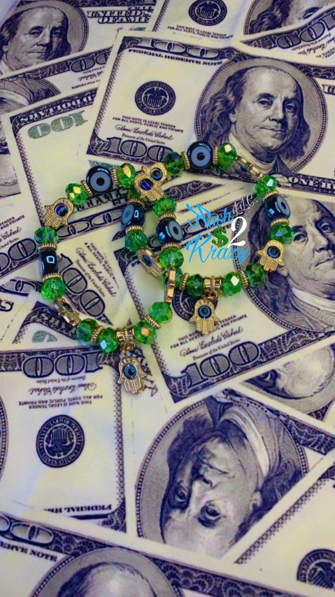 kash2krazyllc's tweet image. ALL our remaining Evil Eye Bracelets are $3…🧿🔥can’t beat these luxurious bracelets for that price😆 Check us out 🧿 kash2krazy.com🧿