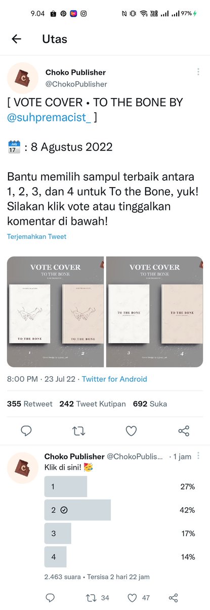 fwonomin's tweet photo. @ChokoPublisher @suhpremacist_ done all!! jatuh hati sama yang nomor 2 cause it looks simple and elegant SNXBSKXHMS NAKSIR COVER NYAAAAAHHHH 🏃🏻‍♀️🏃🏻‍♀️ https://t.co/n0bVUT4tPu