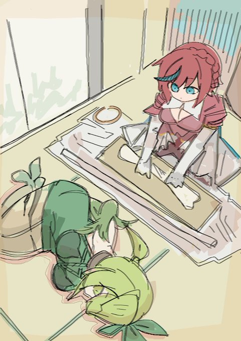 > WIXOSSのリルが蕎麦を打ってる横でメルが緊縛されてる画像をお願いします #odaibako_duelmito3 https://t.co/acAVnbTgv6 