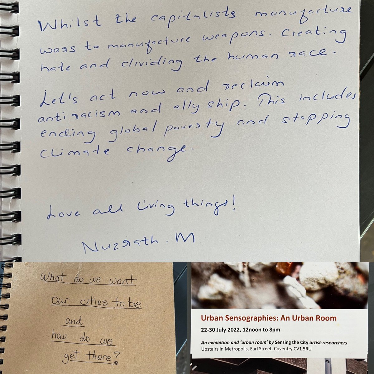Thank you <a href="/NuzrathMowlana/">Nuzrath Mowlana</a> for sharing your wisdom with us 🙏 <a href="/SensingTheCity/">Sensing the City</a> <a href="/MetropolisCov/">Metropolis Bar & Restaurant Coventry</a> #urbansensographies