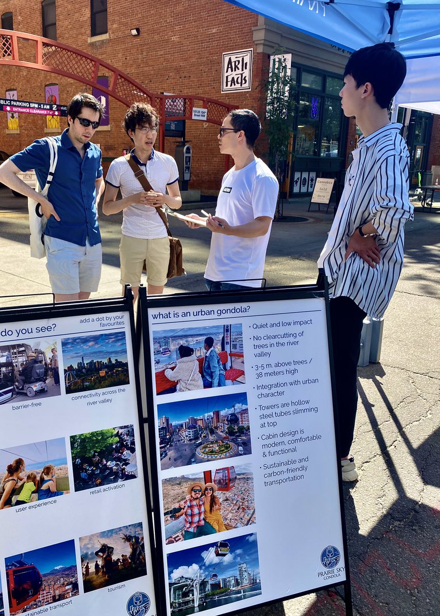 We're at Al Fresco on 104 Street downtown Edmonton today 👇Look for our blue tent from 11am to 3pm!

#alfresco104 #yegdt #yeg #yeggondola #yegcc