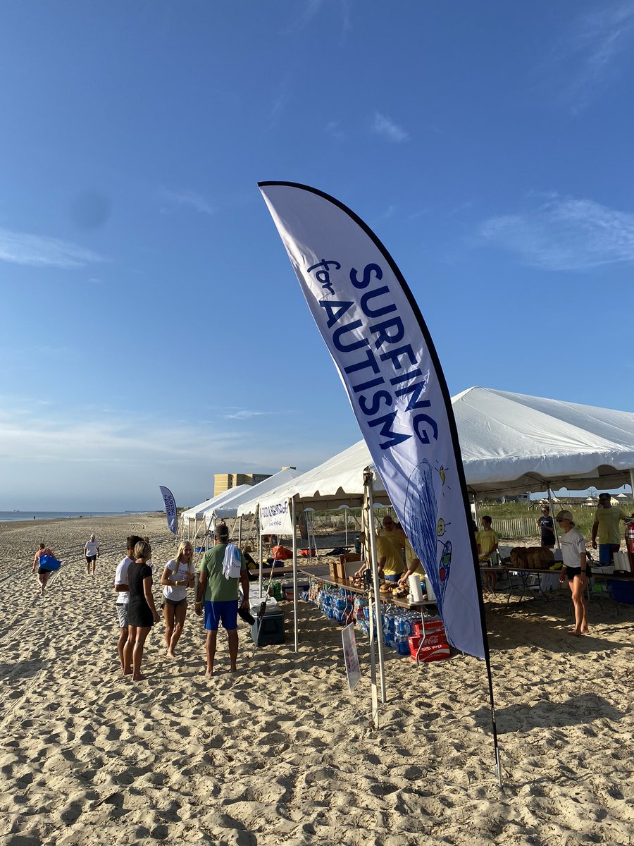 KPreis's tweet photo. Great day today in the Outer Banks working with Surfing for Autism. Tremendous athletes and awesome volunteers! #surfingforautism #LifeatUA #giveback https://t.co/zpEMHaCqfZ