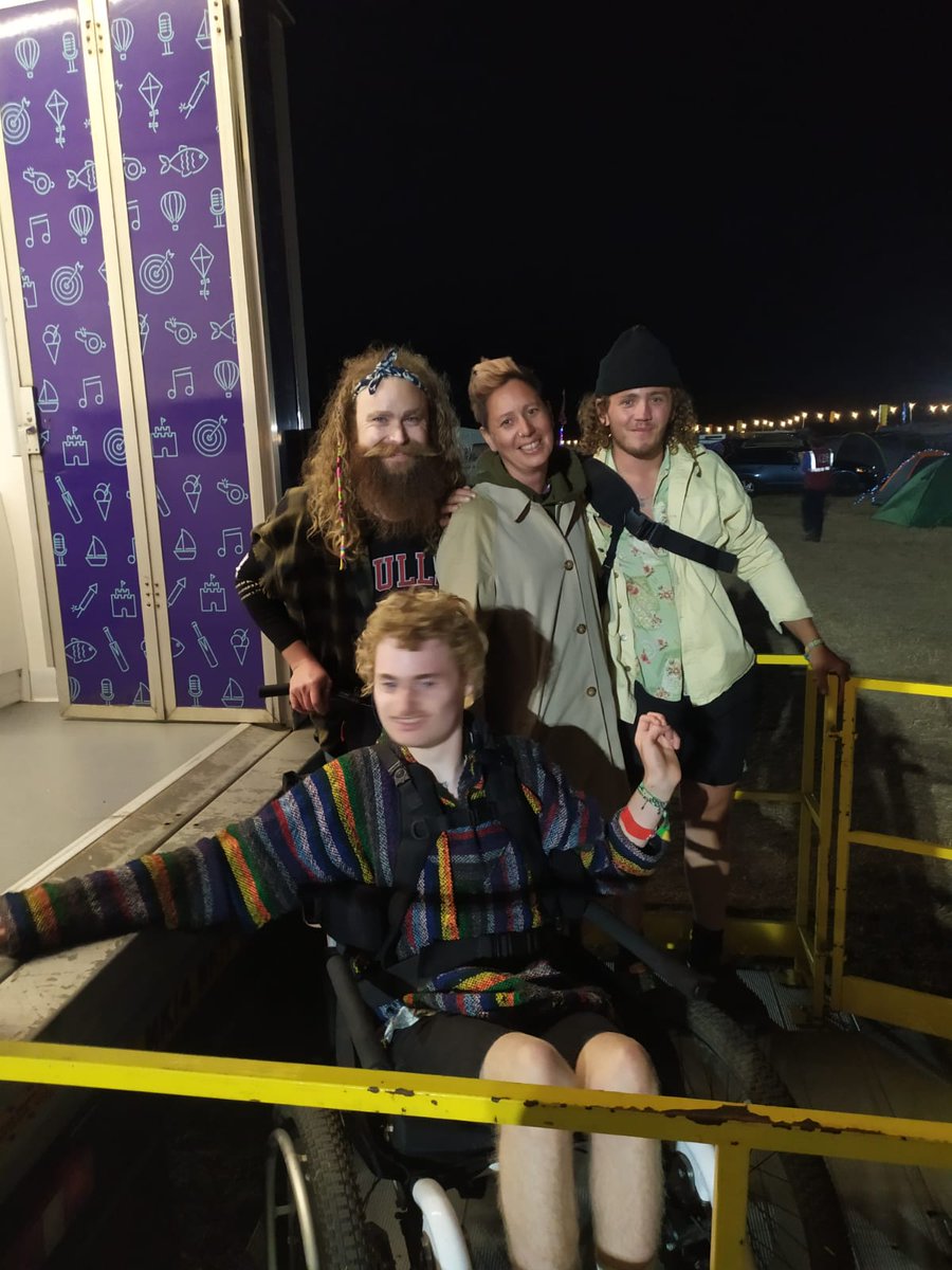 RevoLOOtionUK's tweet photo. It was great to meet Alistair and his friends here at @LatitudeFest🤩 They'll be one of many regular users of Mobiloo Lottie this weekend which is available 24 hrs each day of the festival with either Mobiloo attendant Iain or David 😀 Let's see your #MobilooSelfie 😍 https://t.co/aWTbBzSsbh