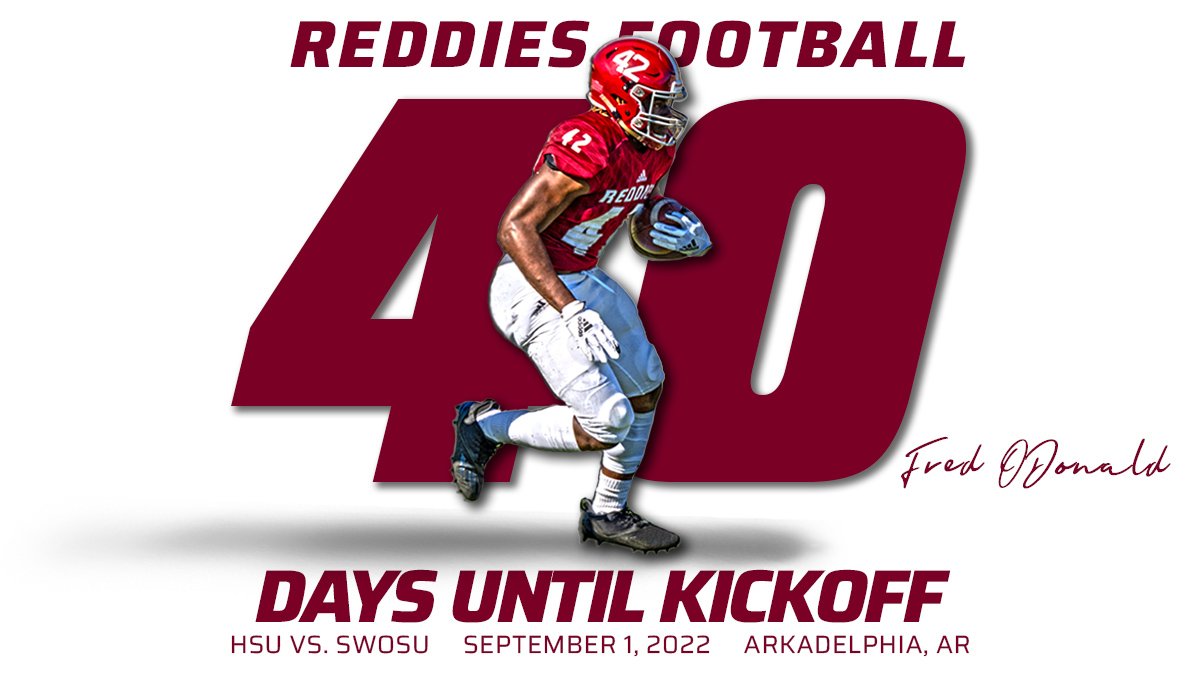 ReddiesFB's tweet photo. 🏈 40 DAYS UNTIL KICKOFF 🏈 

#CODERED 🔴⚪️ https://t.co/YNg0YAkioz
