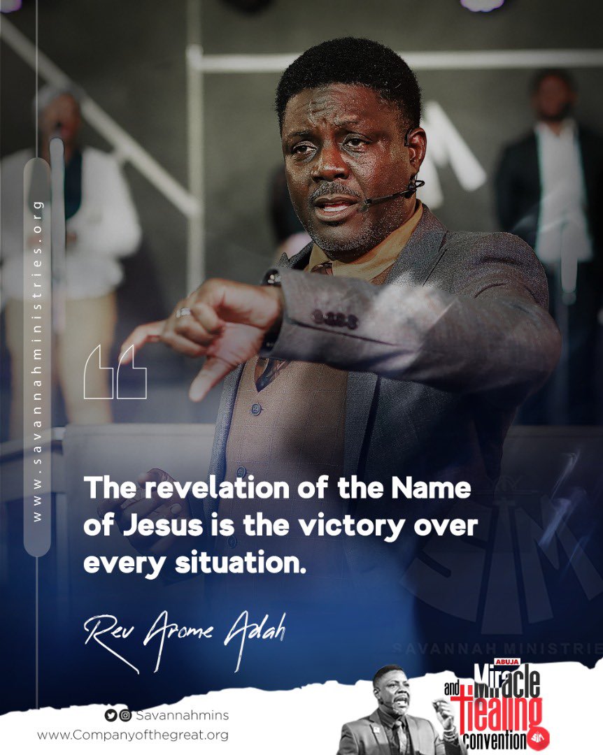 savannahmins's tweet image. The revelation of the Name of Jesus is the victory over every situation. Rev @AromeAdah in Abuja #MHC2022. #SGCAbuja