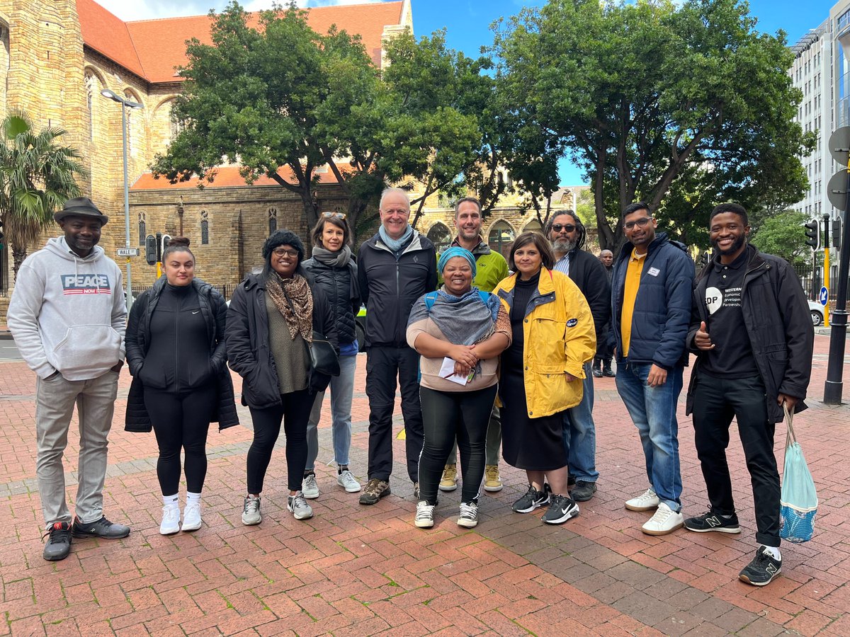 WCEDP's tweet image. Any meaningful food system change means understanding the system first. Thank you to all who joined &amp;amp; contributed to today's @food_dialogues #FoodSystemsWalk in Cape Town city centre incl @CapeTownCCID @CapeTownTourism @FoodSecurity_za @PLAASuwc @FoodAgencycpt @Inyathelo