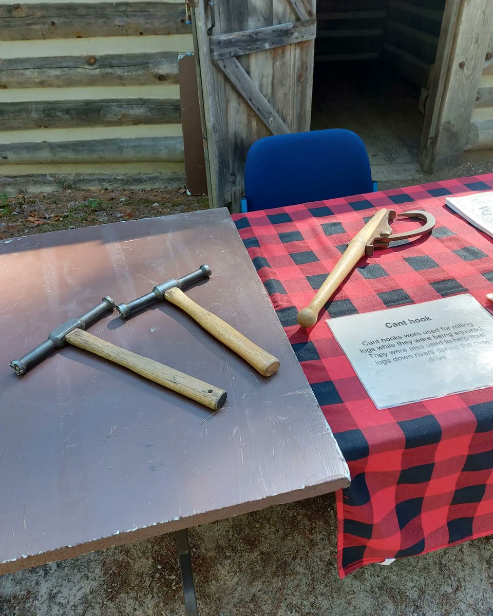 emilykwelsh's tweet photo. Logger's Day 2022 - Discovery Station! 🖍🔨🪵🌲👋
Come try out a stamping hammer, handle a cant hook, pin the Log Boom on the Alligator, play trivia, colour, and more! Plus temporary tattoos 🥳 @AlgonquinPark @OntarioParks https://t.co/KNOmfYXlGP