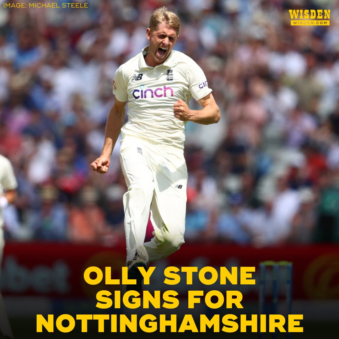 WisdenCricket's tweet photo. Olly Stone, one of the fastest bowlers in the country, will make the switch from Warwickshire to Notts at the end of the season.

An excellent signing 🚀

#CountyCricket2022 https://t.co/YbwpK5vLkW
