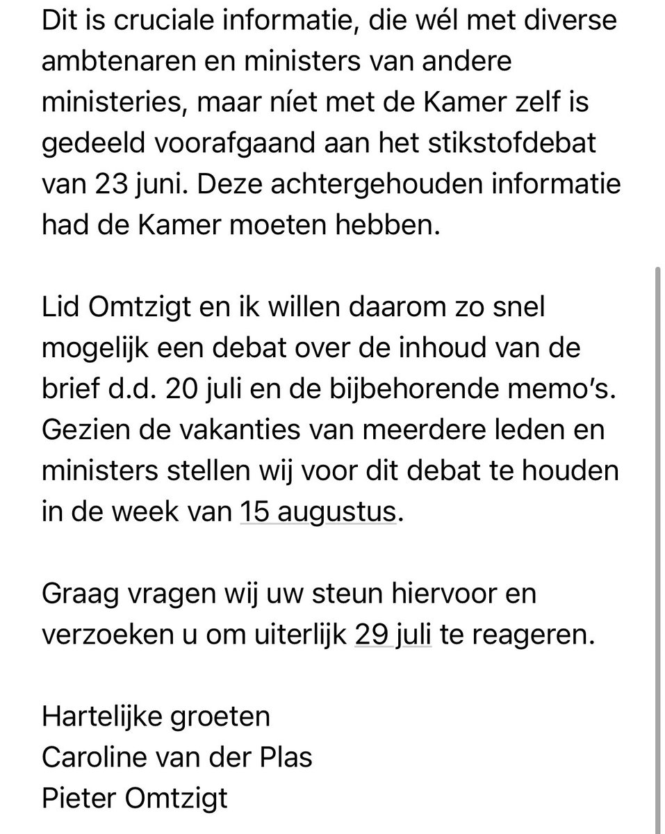 Caroline van der Plas tweet media