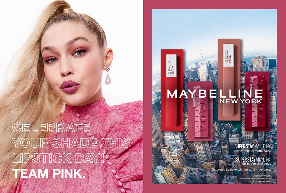 Gigi Hadid News on Twitter "Gigi Hadid for the Maybelline New York