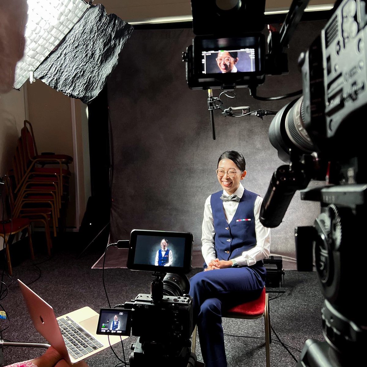 Onyee159's tweet photo. ITV interview for the BetVictor 𝗪𝗢𝗥𝗟𝗗 𝗠𝗜𝗫𝗘𝗗 𝗗𝗢𝗨𝗕𝗟𝗘𝗦 🥰 

#WorldMixedDoubles #ITV #Snooker @WomensSnooker @WeAreWST @ITVSport https://t.co/l4hagFSzi9