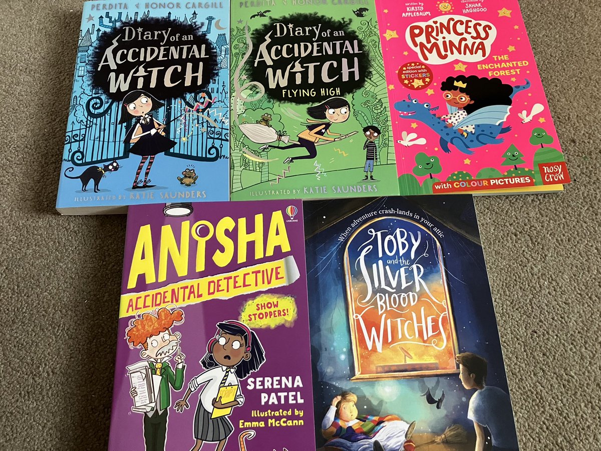 My latest chapter book bundle from @melissacreate15 (Readers that Care) - always amazing value and selections. Some for little bookworm some for me. @KirstyApplebaum @SaharHaghgoo @illustratormum @perditact @HonorCargillM @Sally_writes @cooliobeanz @SerenaKPatel