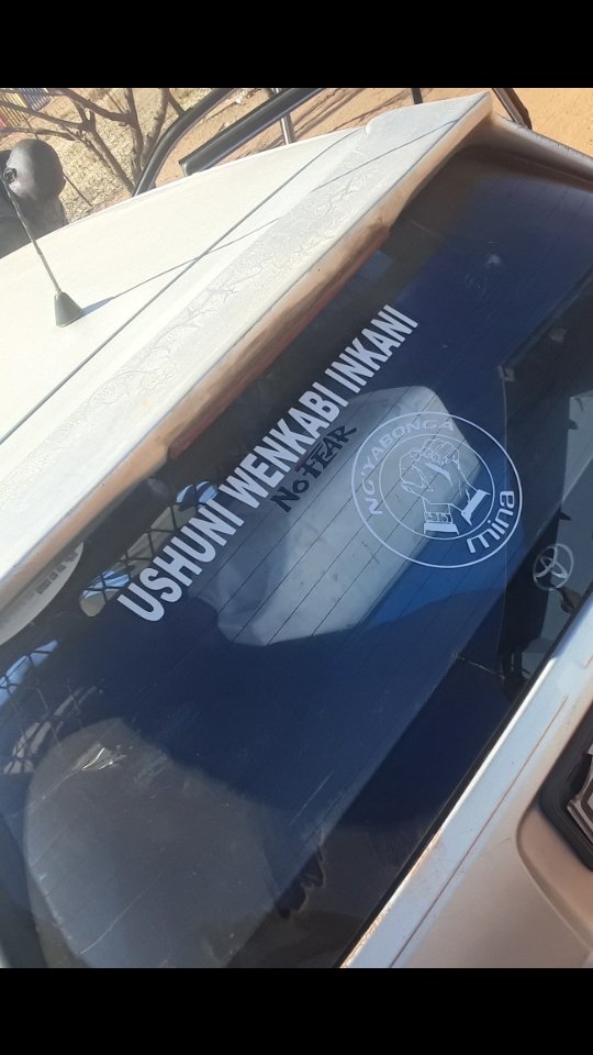 Djlecture_SA's tweet photo. Ng'Yabonga Mina Car stickers available in Black, White and Gold.

0769352093. Order yours now R40 each🙏  Thank you 

#BLACKPINKxPUBGM
#CalmaKounde #ANCKZN #mbeki #KoundeIsBlue https://t.co/nFjK482RmG